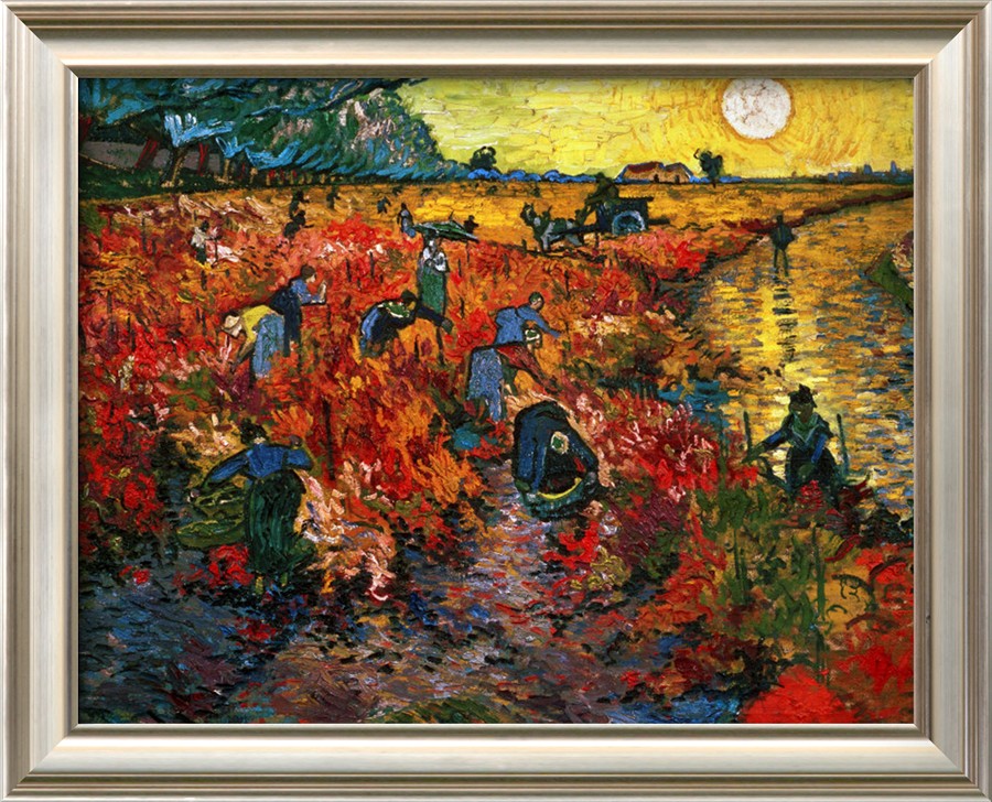 The Red Vineyard at Arles,c.1888 - Vincent Van Gogh Paintings